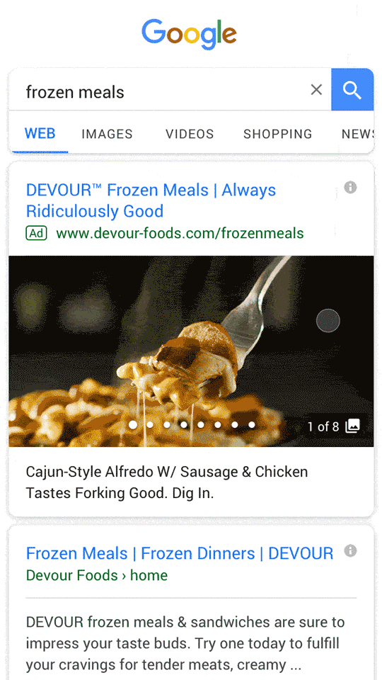 Google Gallery Ad Example